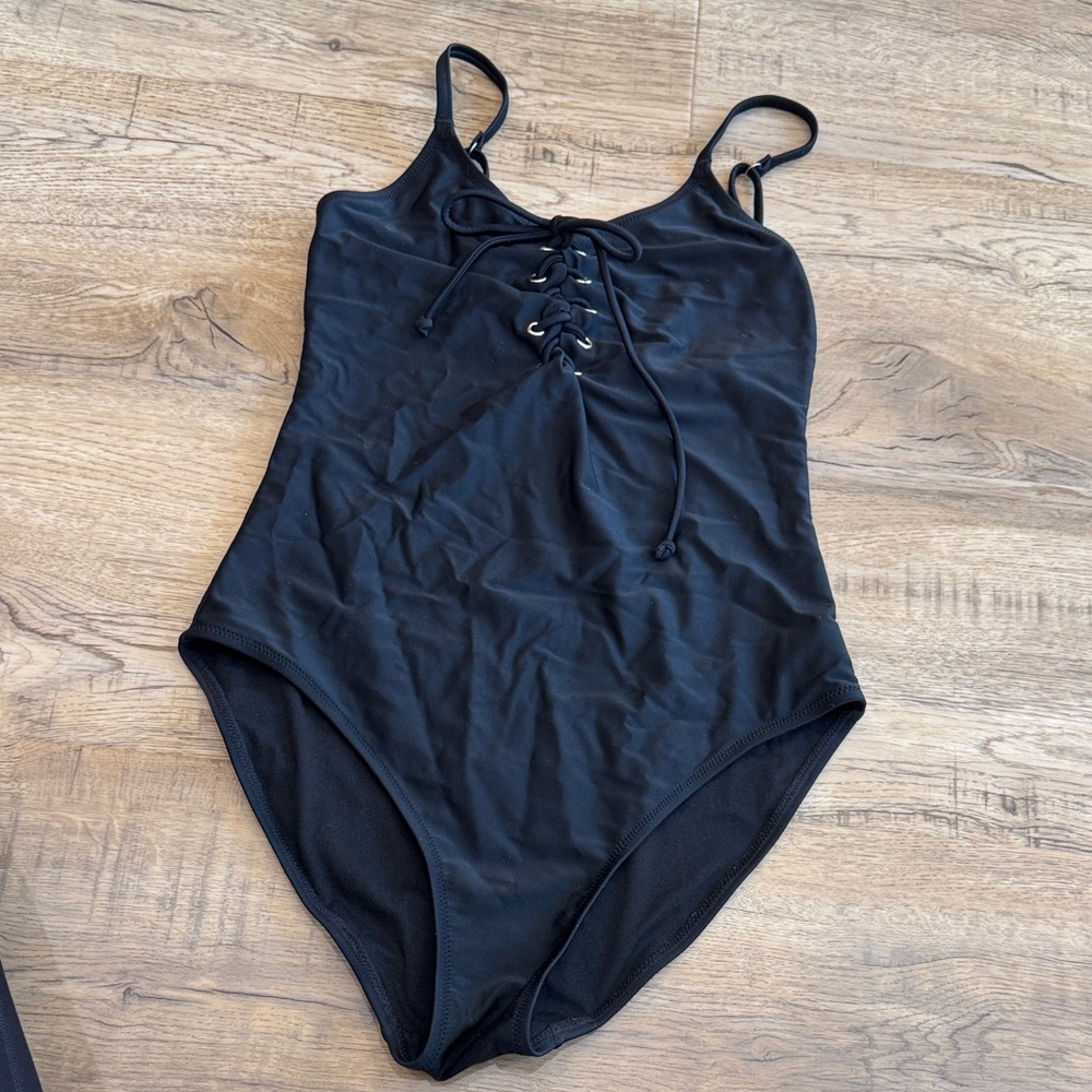 Old Navy Black One Piece Swimsuit